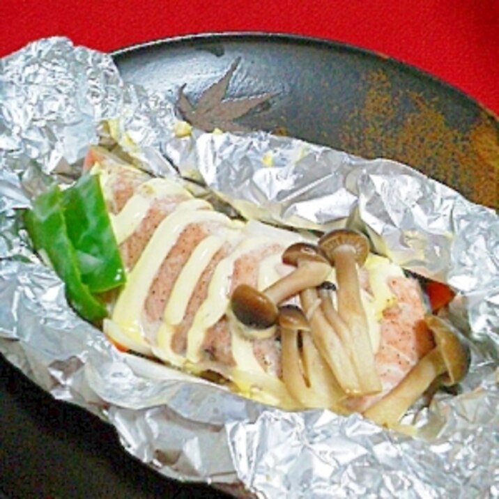 鮭のマヨネーズホイル焼き qにも レシピ 作り方 By Mama Papa 楽天レシピ 鮭のマヨネーズホイル焼き qにも レシピ 作り方 By Mama Papa 楽天レシピ